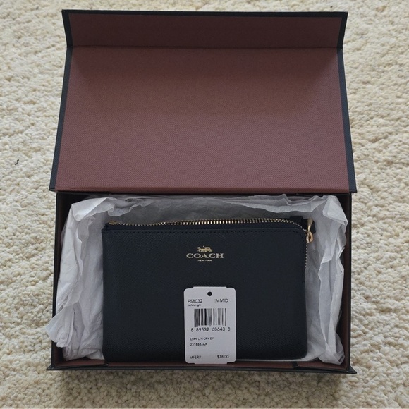 Coach Handbags - Coach Black Leather Men's Wallet